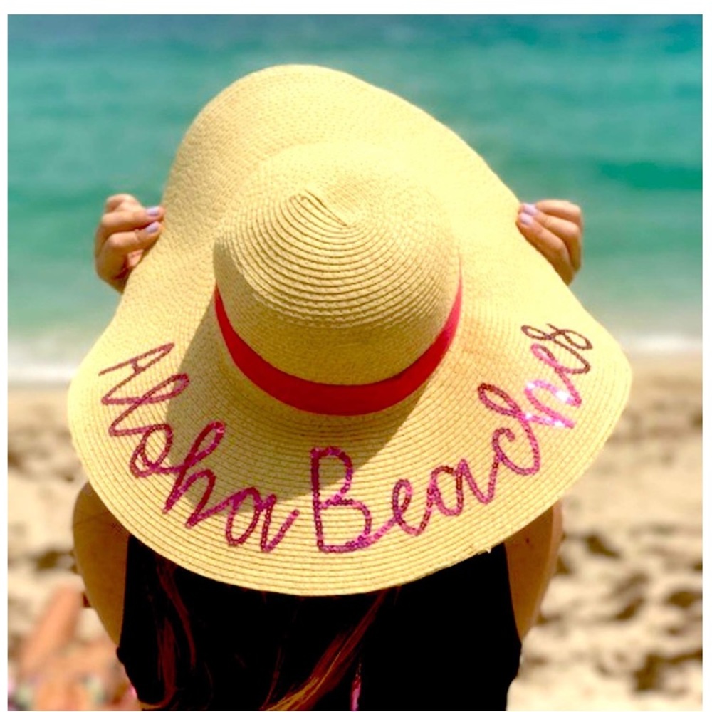 Aloha Beaches straw hat